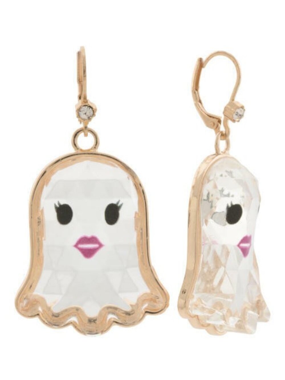 Betsey Johnson Boo-tiful Halloween Ghost Drop Earrings